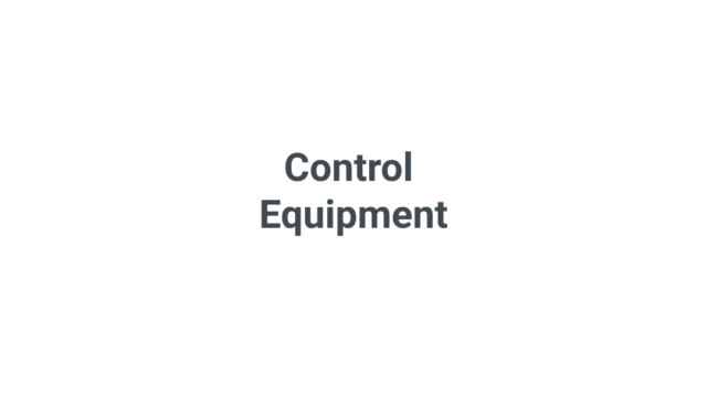 Control Equipment