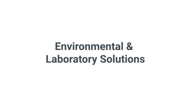 Environmental & Laboratory Solutions