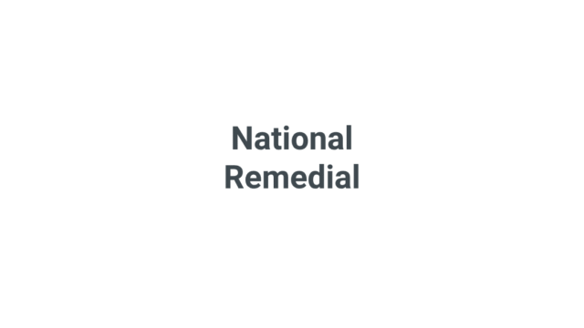 National Remedial